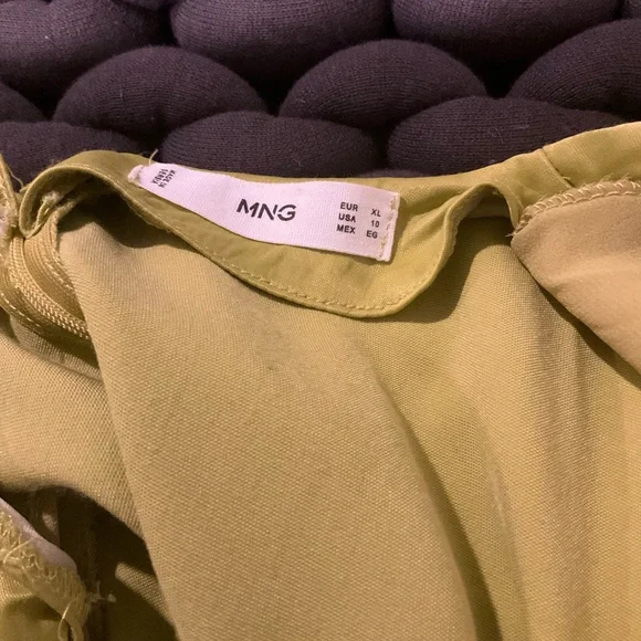 Mango Ruched Satin Dress - Picture 5 of 7